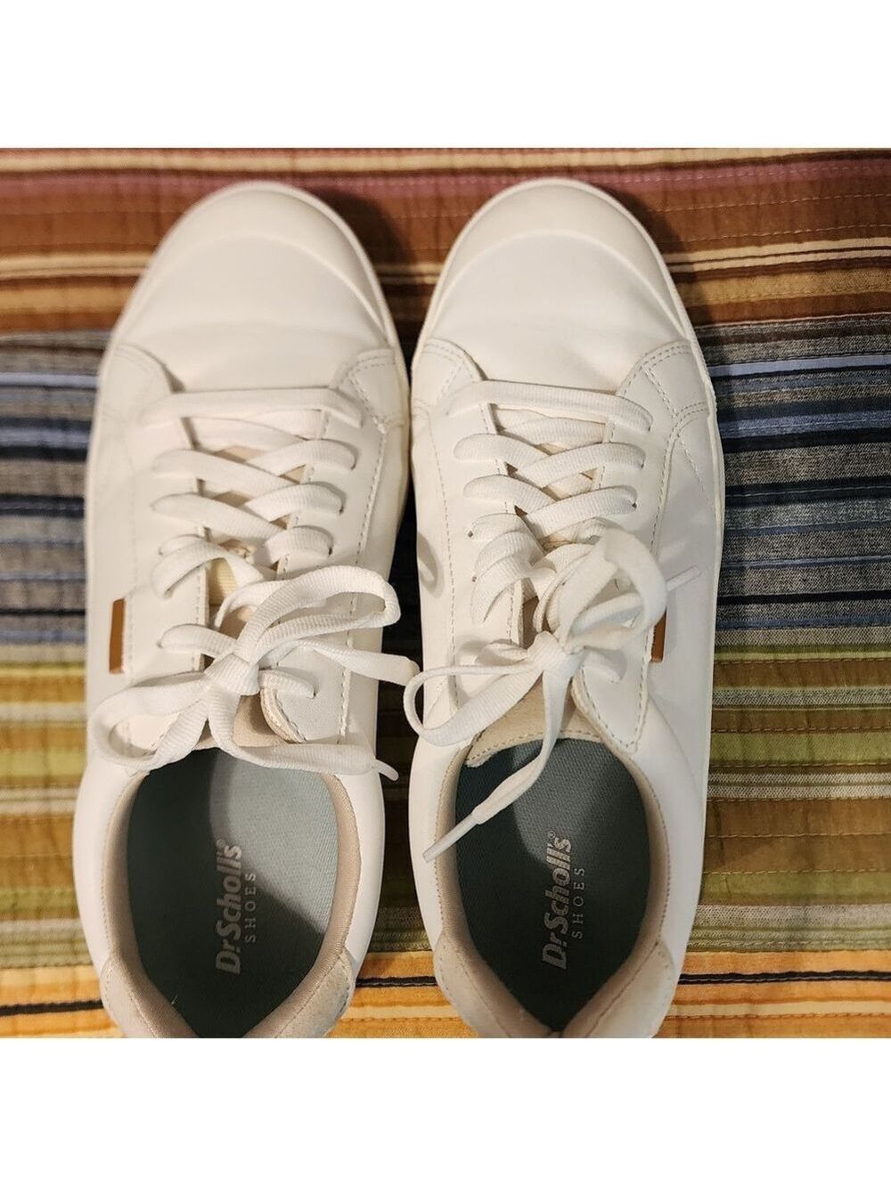 White Low-Top Sneakers - Picture 9 of 11